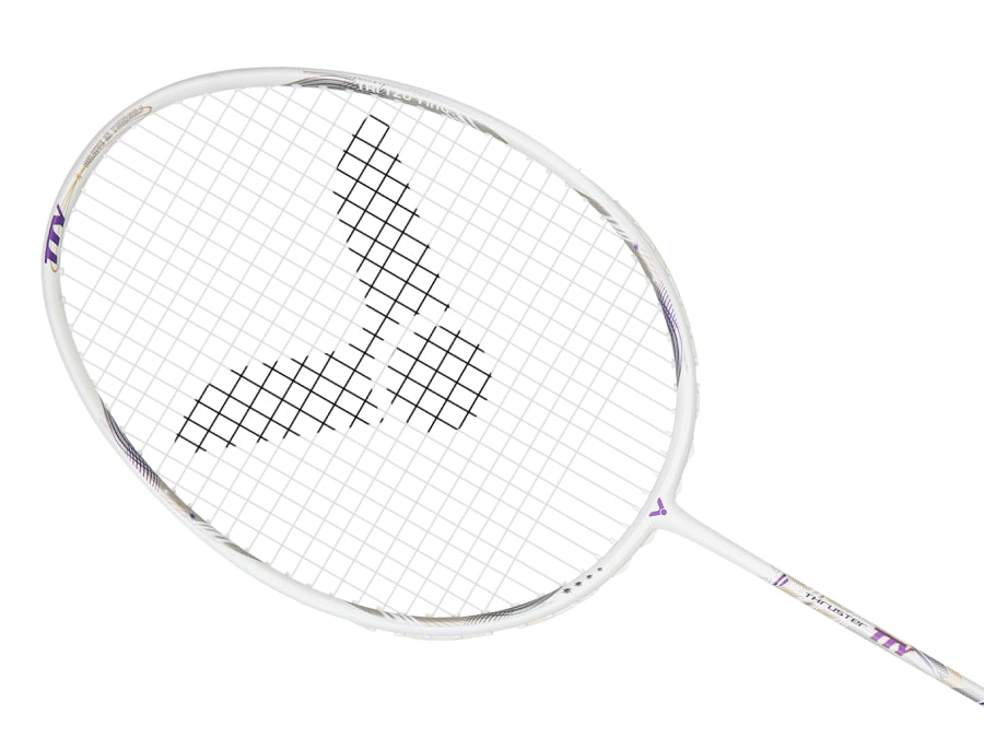 Victor Thruster TTY Badminton Racket [AJ White/Purple] - Unstrung