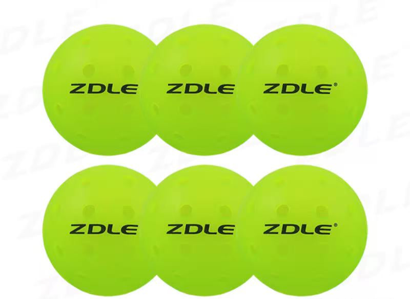ZDLE 40 holes Rolling Plastic Indoor Pickleball - USA Pickleball Approved