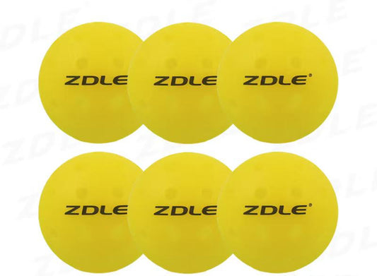 ZDLE 40 holes Rolling Plastic Indoor Pickleball - USA Pickleball Approved