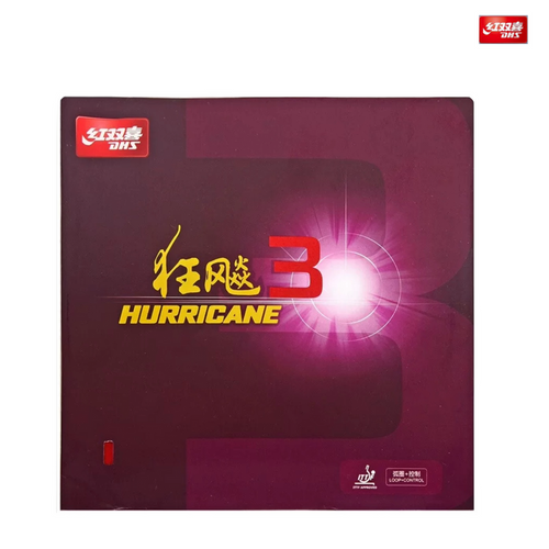 DHS Hurricane 3 Table Tennis Rubber 狂飚 3