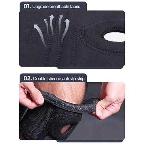 AOPI Adjustable Knee Support Brace w/ Padding -1pc - AP2054