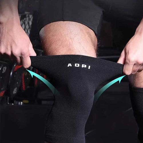 AOPI Breathable Knitted High Elastic Knee Sleeve - 1pc - AP2052