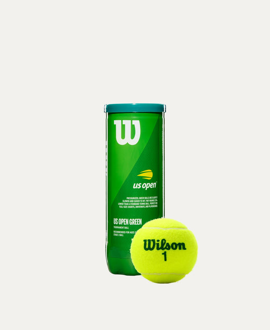 Wilson US Open Green Tournament 3 Ball Can
