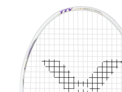 Victor Thruster TTY Badminton Racket [AJ White/Purple]  - Unstrung