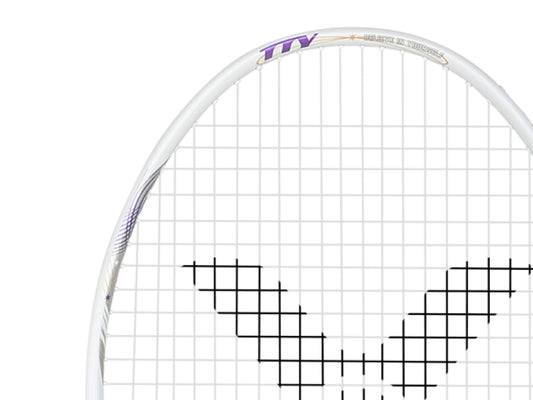 Victor Thruster TTY Badminton Racket [AJ White/Purple]  - Unstrung