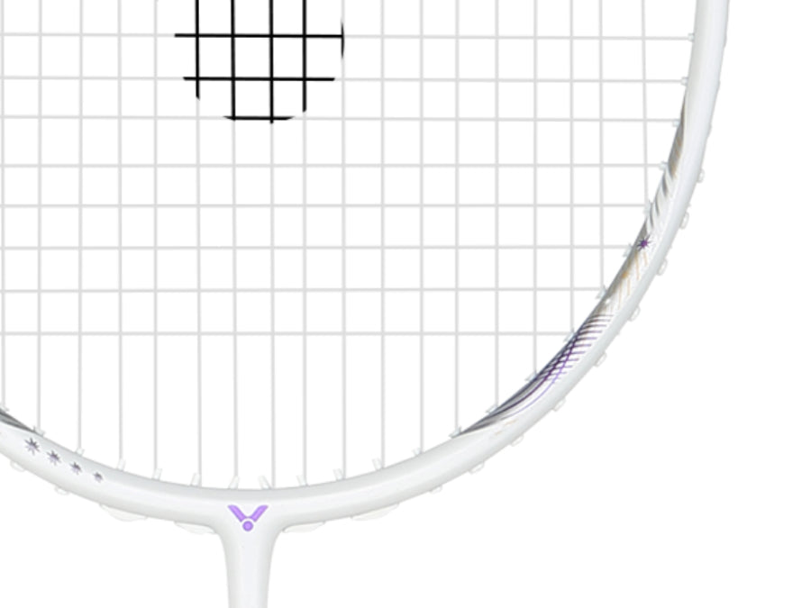 Victor Thruster TTY Badminton Racket [AJ White/Purple]  - Unstrung