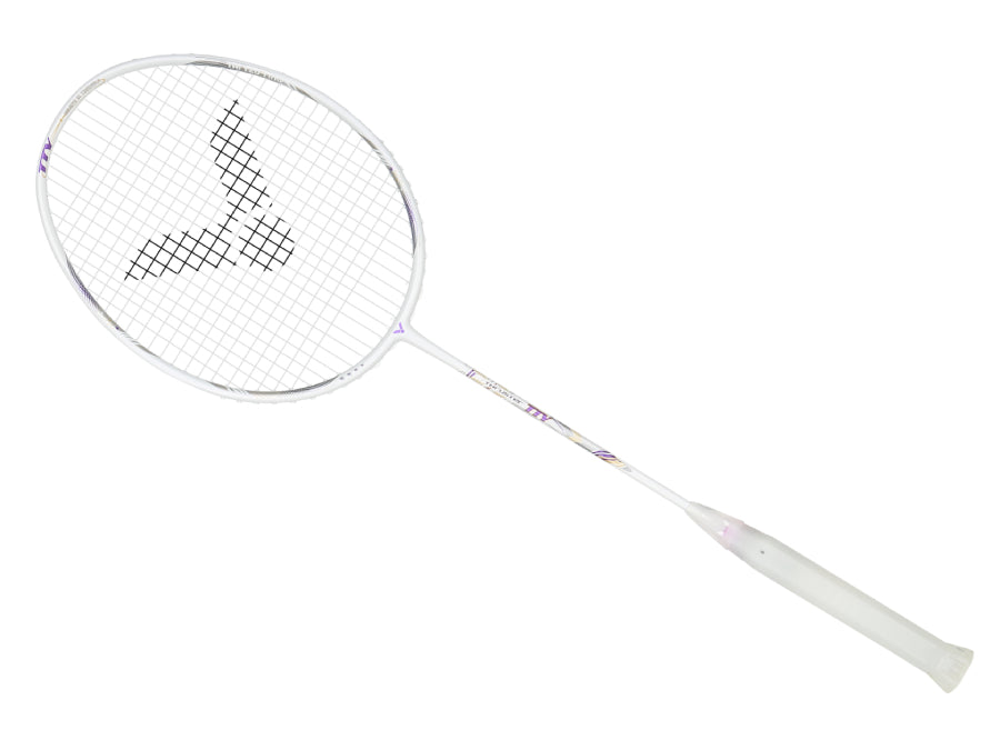 Victor Thruster TTY Badminton Racket [AJ White/Purple]  - Unstrung
