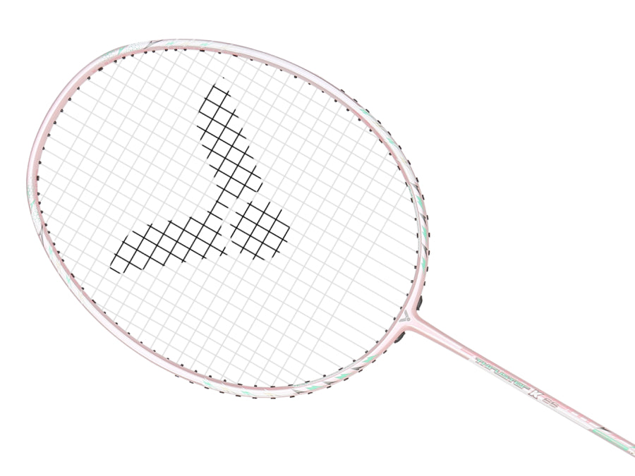 Victor Thruster TK-66 Badminton Racquet [Light Pink] 66gG6 - Strung