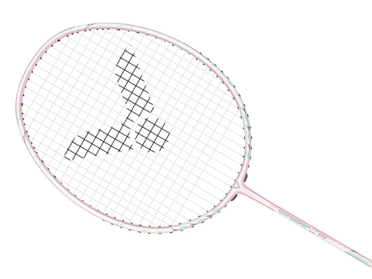 Victor Thruster TK-66 Badminton Racquet [Light Pink] 66gG6 - Strung