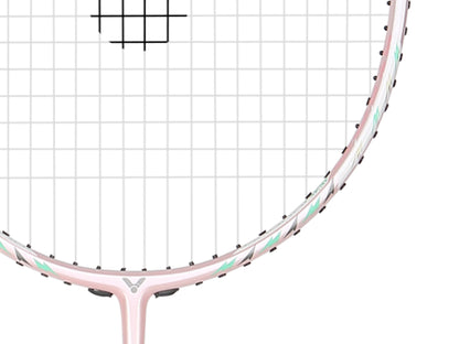 Victor Thruster TK-66 Badminton Racquet [Light Pink] 66gG6 - Strung