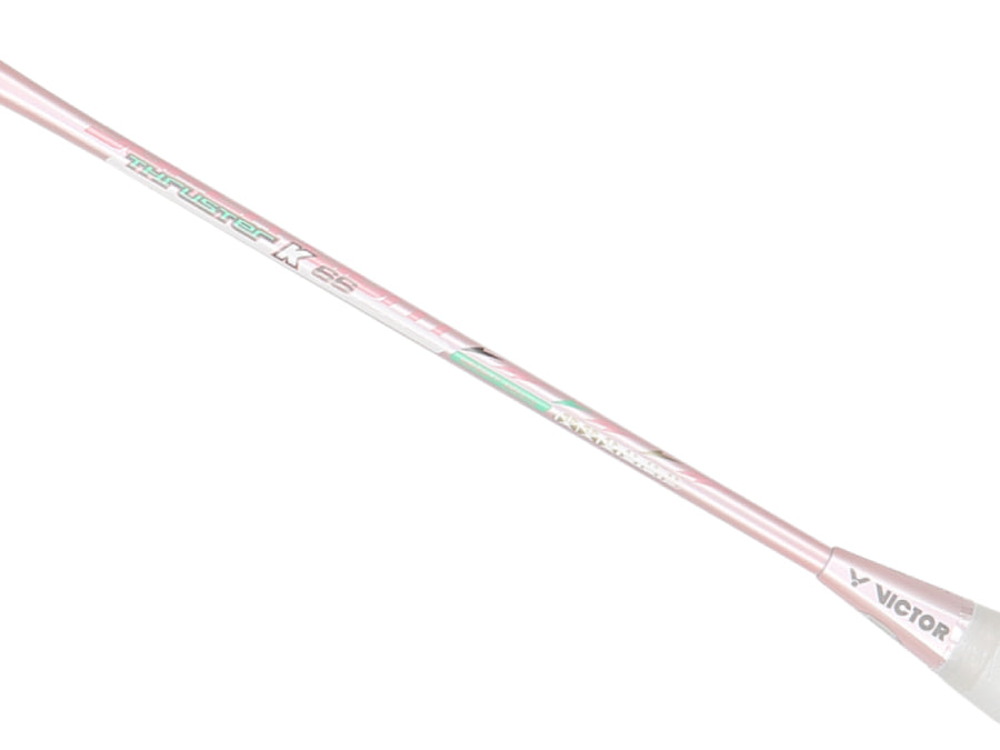 Victor Thruster TK-66 Badminton Racquet [Light Pink] 66gG6 - Strung