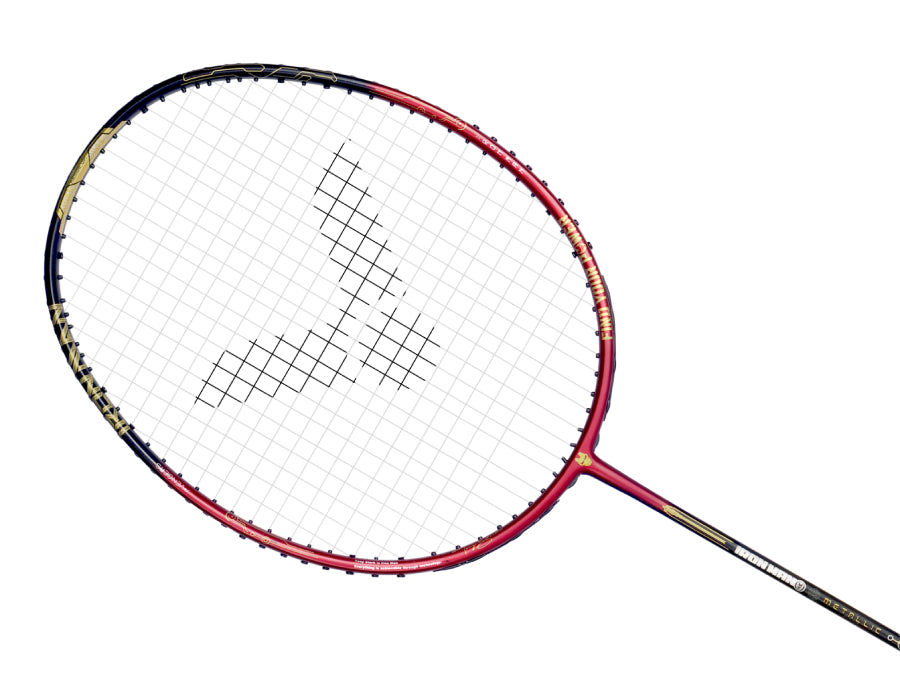 Victor Iron Man Metallic GB/D Badminton Racket Gift Box Set [Iron Red]  - Unstrung