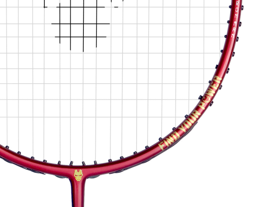 Victor Iron Man Metallic GB/D Badminton Racket Gift Box Set [Iron Red]  - Unstrung