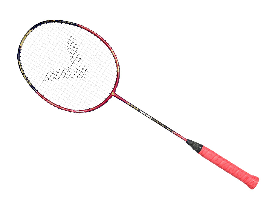 Victor Iron Man Metallic GB/D Badminton Racket Gift Box Set [Iron Red]  - Unstrung
