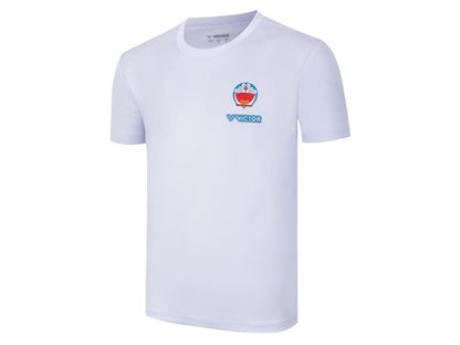 Victor T-504DRM Doraemon T-Shirt [White]