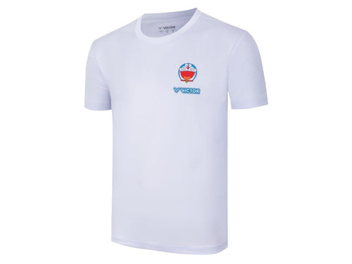 Victor T-504DRM Doraemon T-Shirt [White]