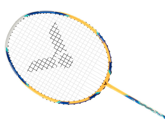 Victor Thruster TK-15L Badminton Racquet [Clear Orange]  - Strung