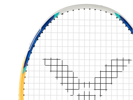 Victor Thruster TK-15L Badminton Racquet [Clear Orange]  - Strung
