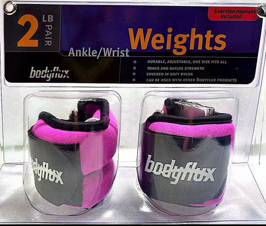 Bodyflex Ankle/Wrist Weights - 2LB - 2pcs