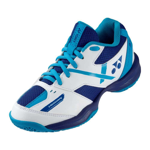 Yonex Power Cushion 39 Junior Badminton Shoes [White/Blue]