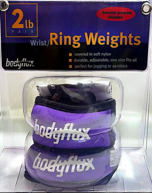 Bodyflex Wrist Ring Weights - 2LB