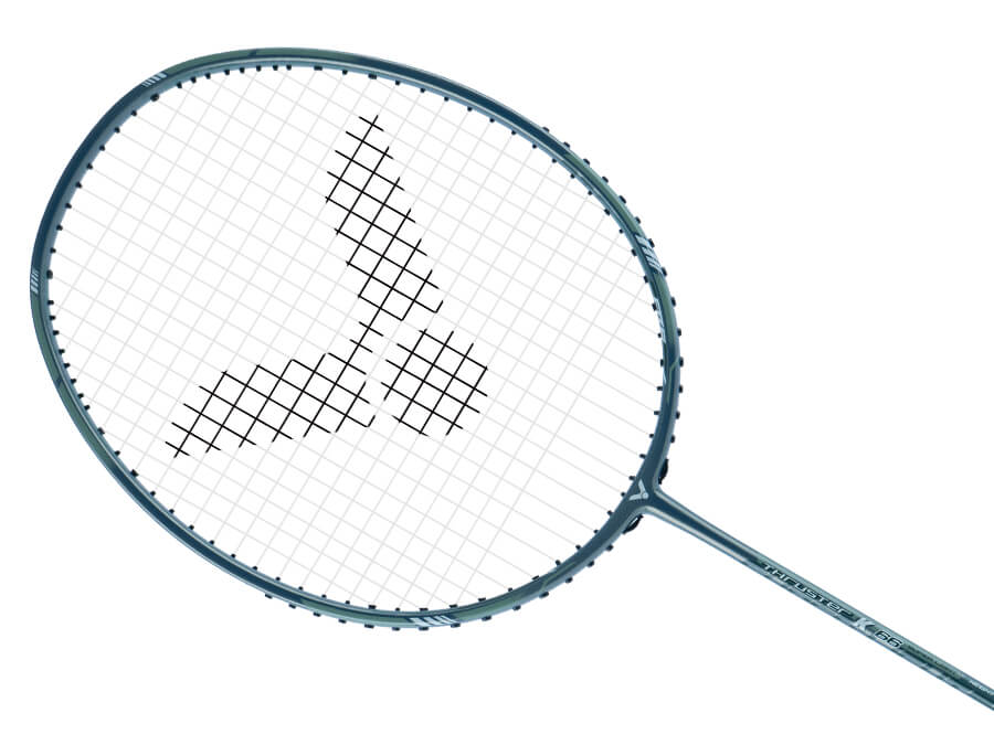 Victor Thruster TK-66 Badminton Racquet [Dark Night Green] 66gG6 - Strung