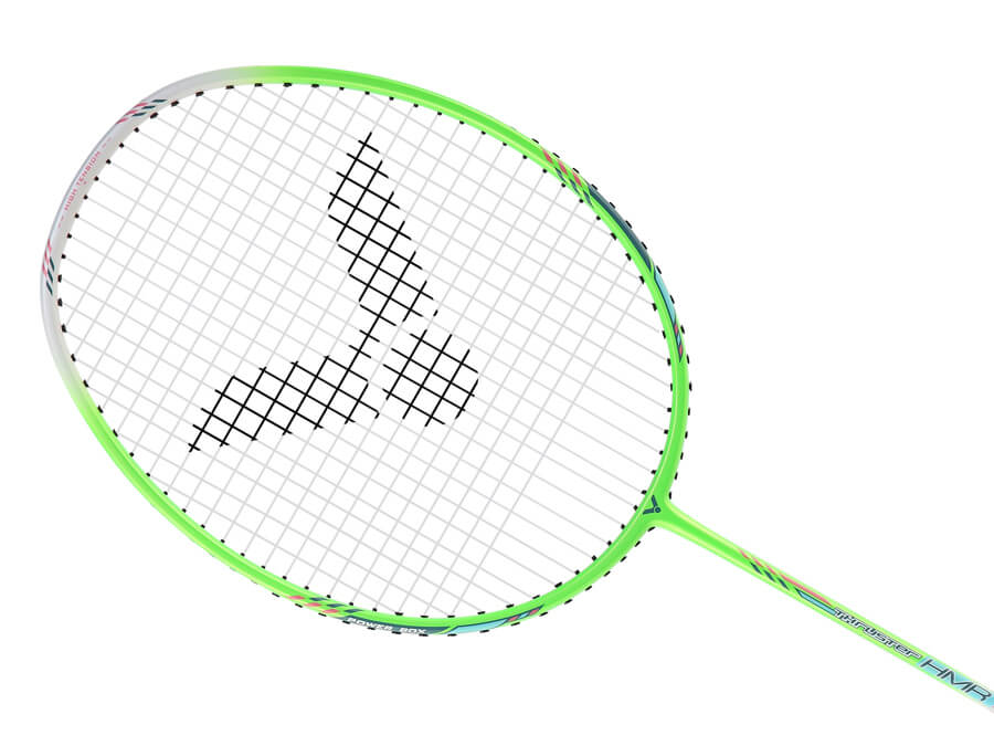 Victor Thruster HMR L Badminton Racquet [Spring Green] - Strung