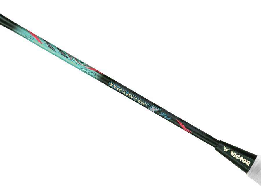 Victor Thruster K 7U Badminton Racquet [Glazed Blue]  - Strung