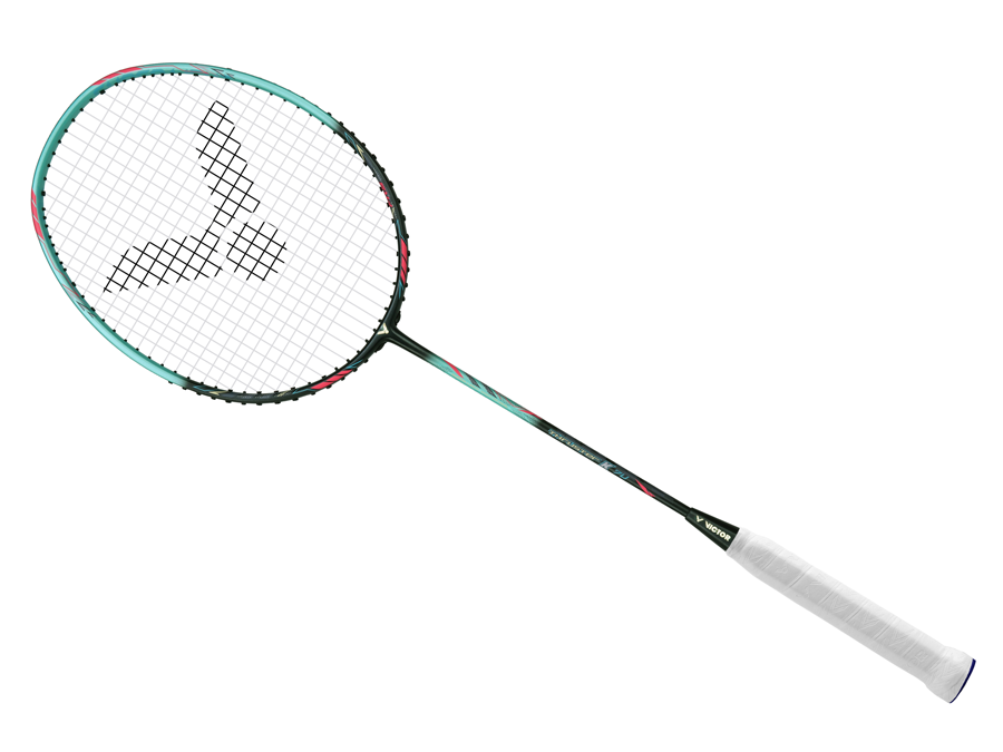 Victor Thruster K 7U Badminton Racquet [Glazed Blue]  - Strung