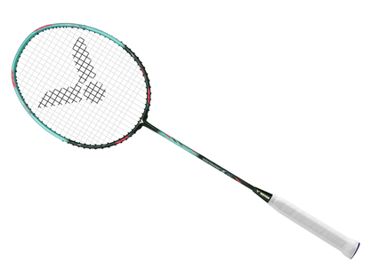 Victor Thruster K 7U Badminton Racquet [Glazed Blue]  - Strung