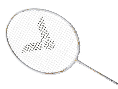 Victor Thruster K Falcon Claw Ltd Badminton Racket [Bright White]  - Unstrung