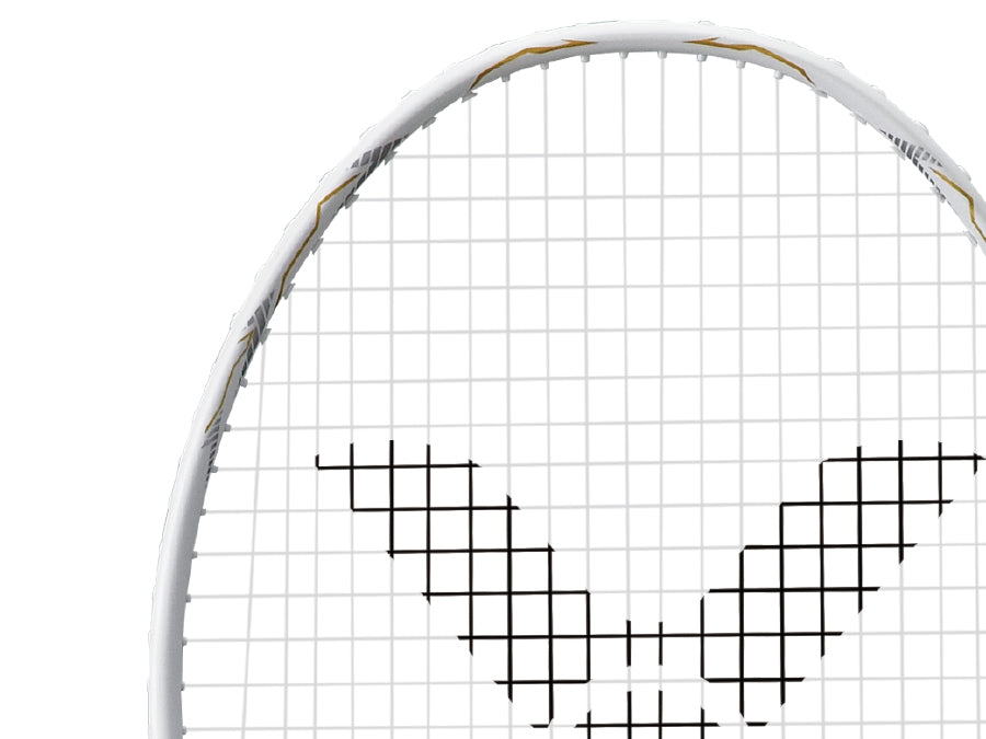 Victor Thruster K Falcon Claw Ltd Badminton Racket [Bright White]  - Unstrung