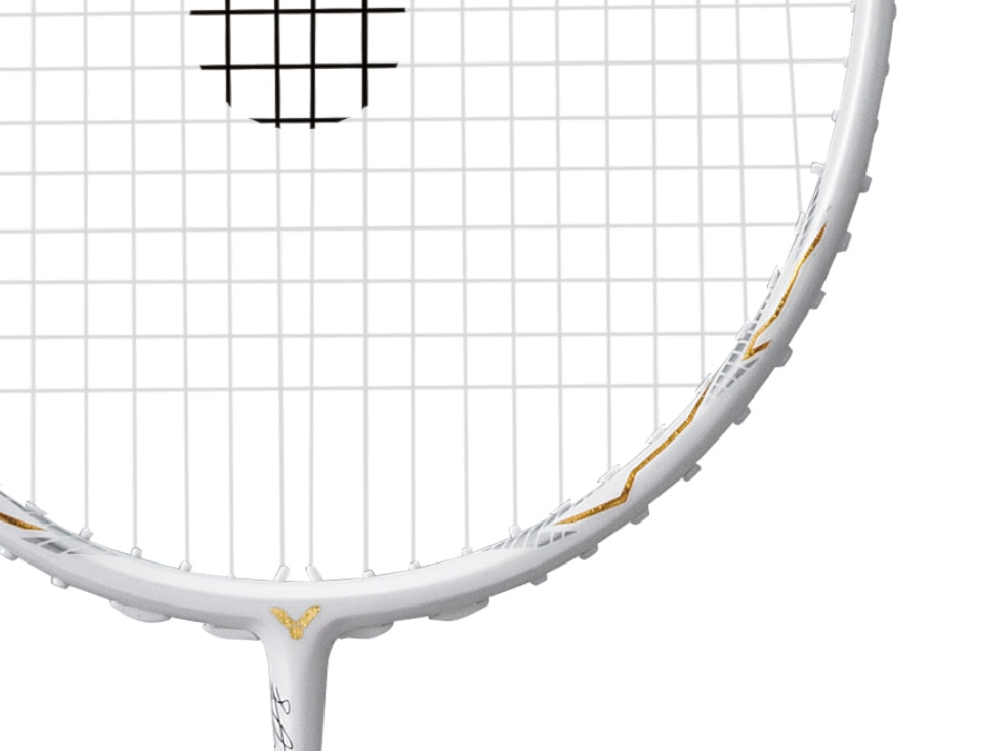 Victor Thruster K Falcon Claw Ltd Badminton Racket [Bright White]  - Unstrung
