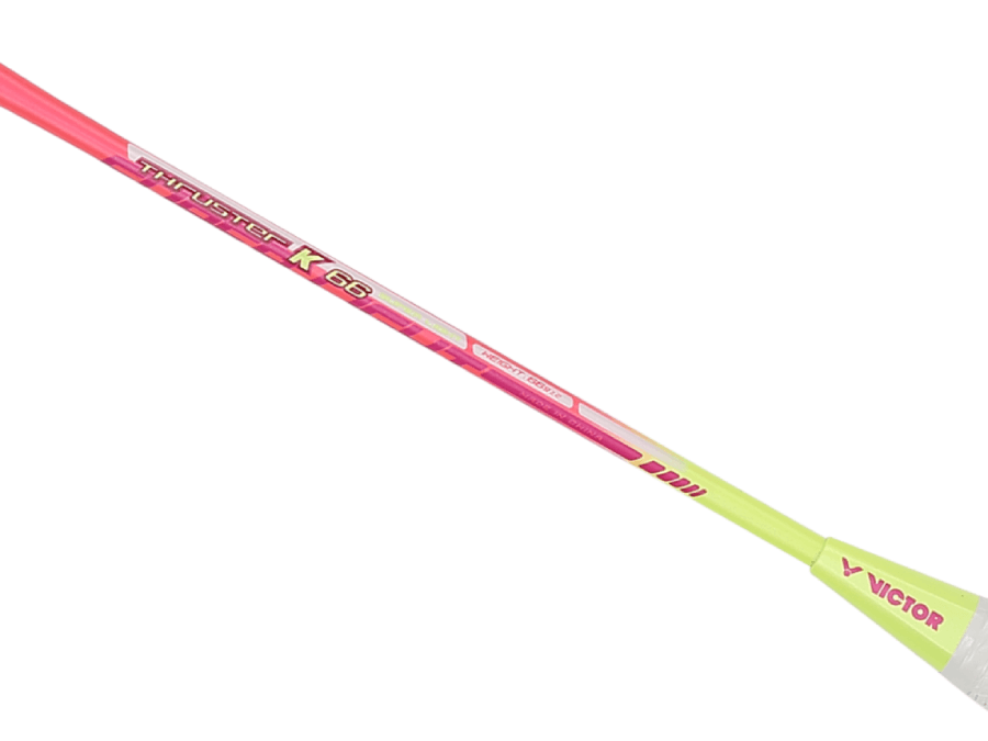 Victor Thruster TK-66 Badminton Racquet [Deep Pink] 66gG6 - Strung