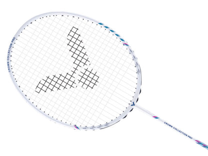 Victor Crown Collection Pro Badminton Racket Gift Box Set [Bright White]  - Unstrung