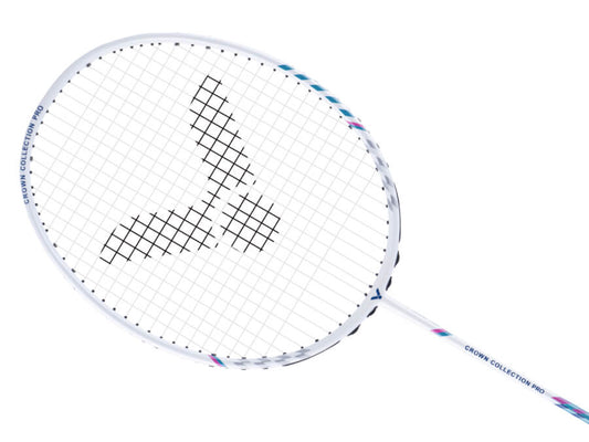 Victor Crown Collection Pro Badminton Racket Gift Box Set [Bright White]  - Unstrung