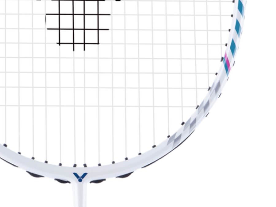 Victor Crown Collection Pro Badminton Racket Gift Box Set [Bright White]  - Unstrung