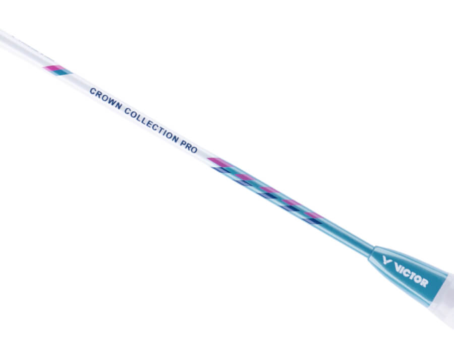 Victor Crown Collection Pro Badminton Racket Gift Box Set [Bright White]  - Unstrung