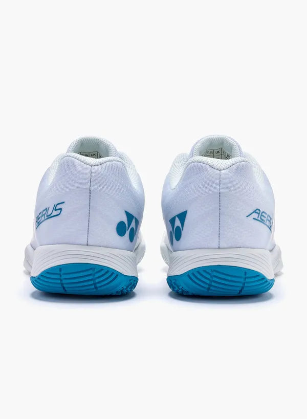 Yonex Power Cushion Aerus Z2 Men's Indoor Court Shoes [White/Blue]