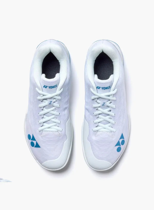 Yonex Power Cushion Aerus Z2 Men's Indoor Court Shoes [White/Blue]