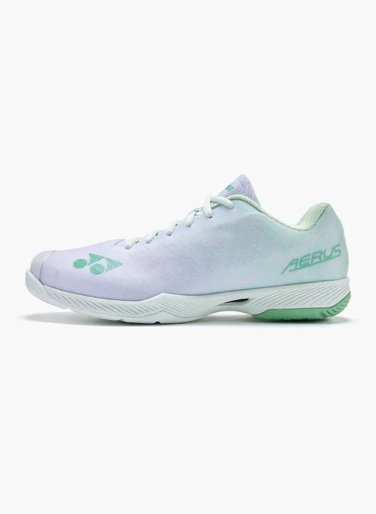 Yonex Power Cushion Aerus Z2 Wide Indoor Court Shoes [White/Green]