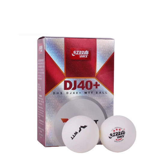 DHS DJ40+ WTT table tennis ball 6pcs [white]