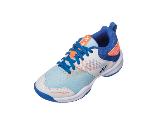 Yonex Power Cushion 37 Junior Badminton Shoes [White/Blue]