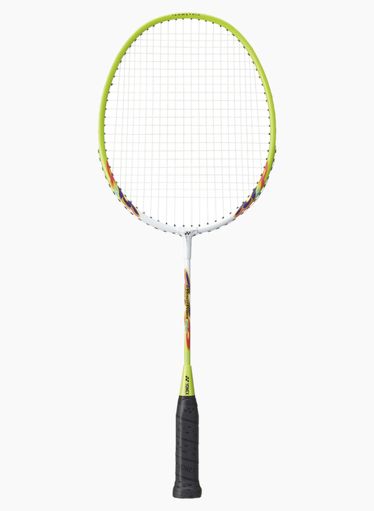 Yonex Muscle Power 2 Junior Badminton Pre-Strung Racket [White/Lime Yellow] - Strung