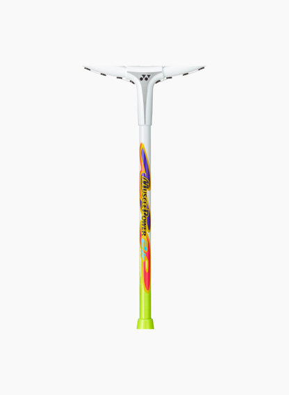 Yonex Muscle Power 2 Junior Badminton Pre-Strung Racket [White/Lime Yellow] - Strung