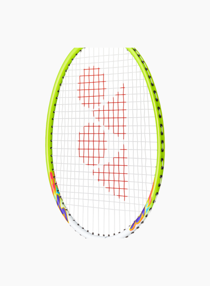 Yonex Muscle Power 2 Junior Badminton Pre-Strung Racket [White/Lime Yellow] - Strung