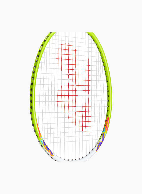 Yonex Muscle Power 2 Junior Badminton Pre-Strung Racket [White/Lime Yellow] - Strung