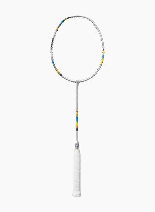 Yonex Nanoflare 700 Play Badminton Racquet [Sliver/Sky Blue] - Strung