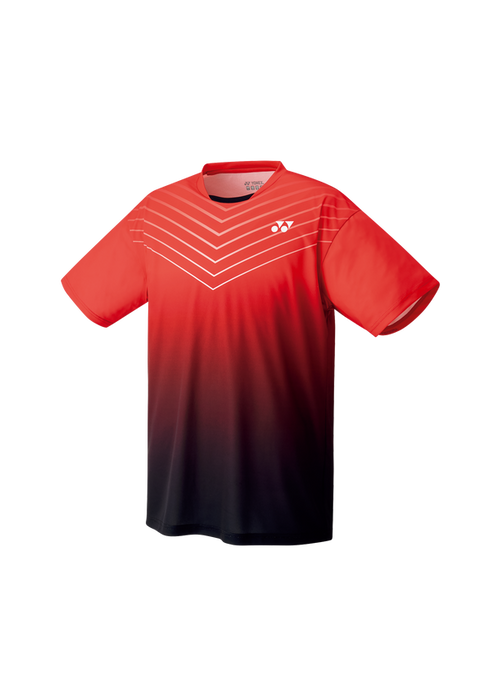 Yonex YM0025EX Men’s Crew Neck Shirt [Ruby Red]